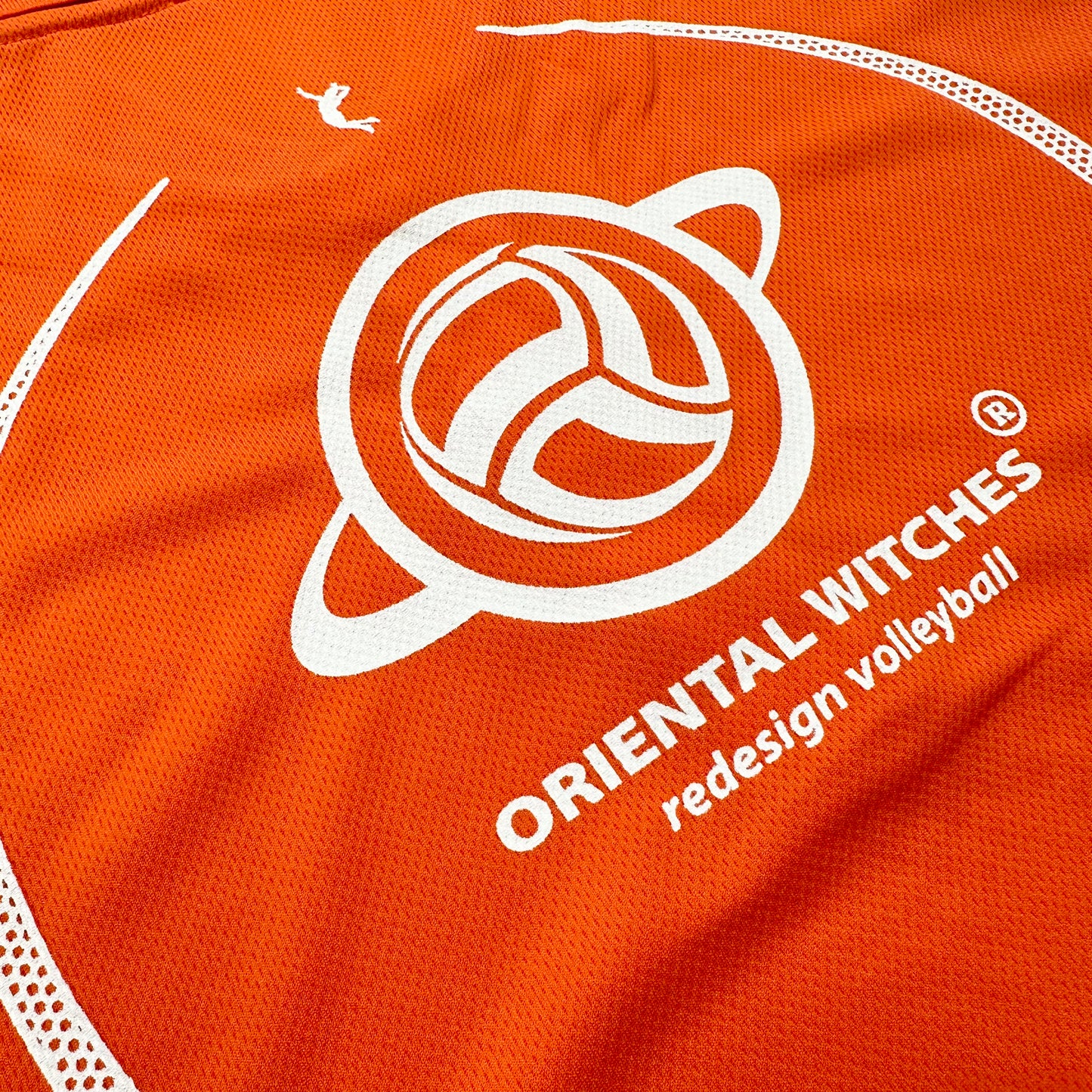 OWポロシャツ サンセットオレンジ(サンフラワー×ホワイト)