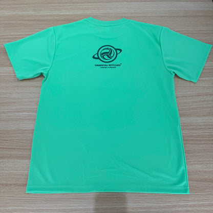 BREAK POINT Tシャツver ライム（ダークグリーン×ホワイト）