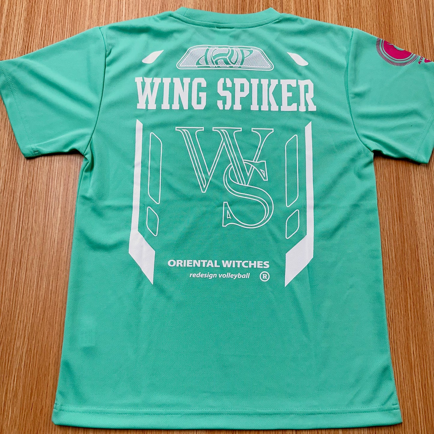 WINGSPIKER ミントグリーン（ホットピンク×ホワイト）