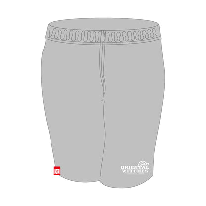 OWスウェットハーフパンツ　グレー（ホワイト）