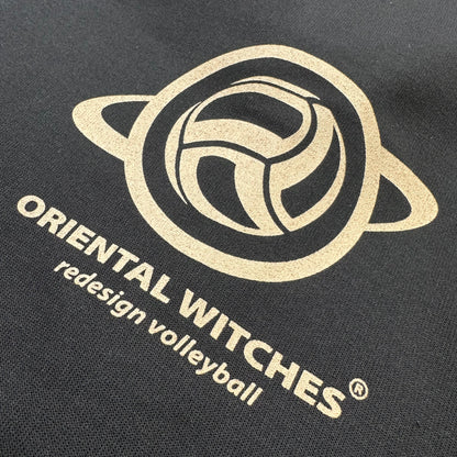 OWジップジャケット　ブラック（サファリ×ホワイト）