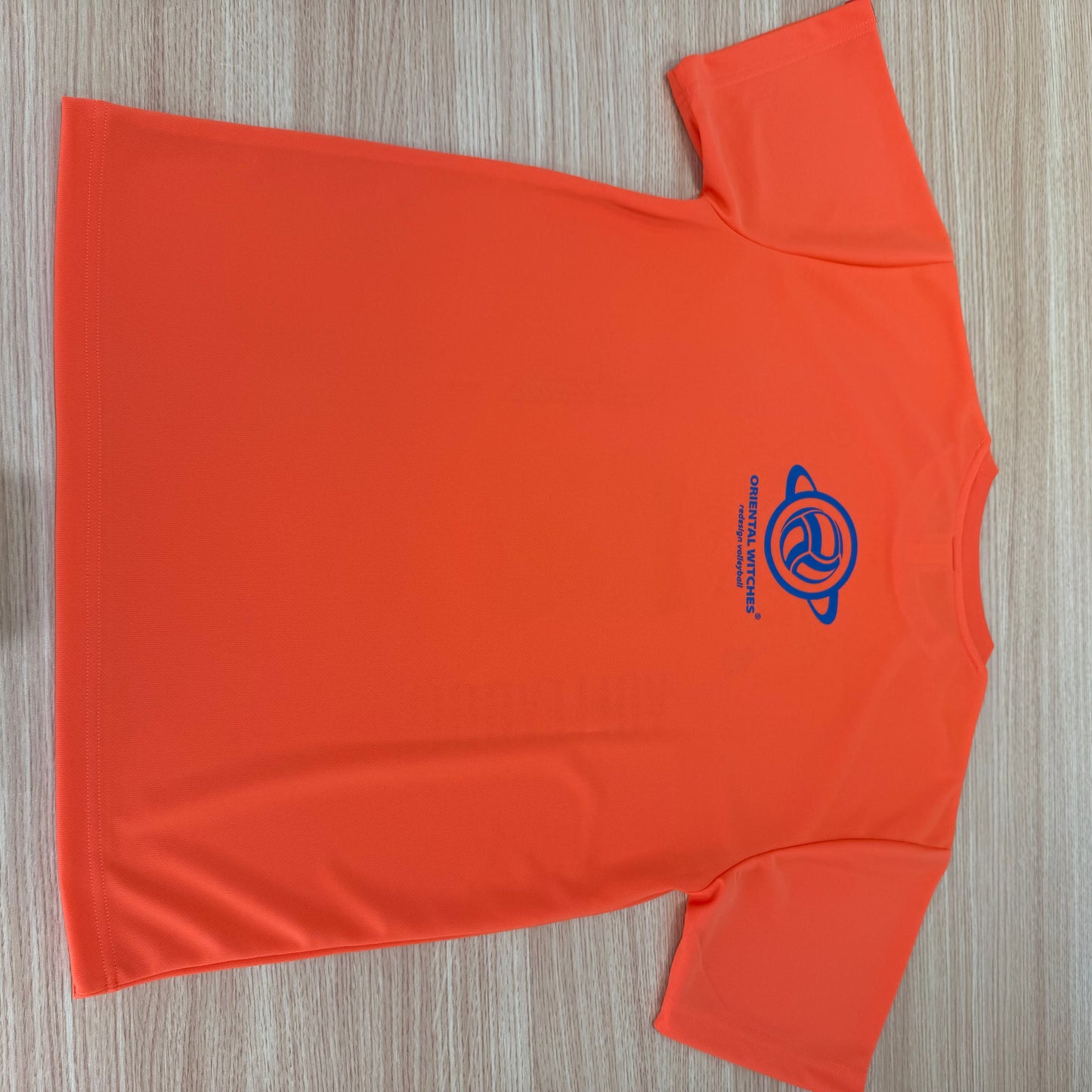 BREAK POINT Tシャツver サンセットオレンジ（クリームイエロー×ディープブルー）