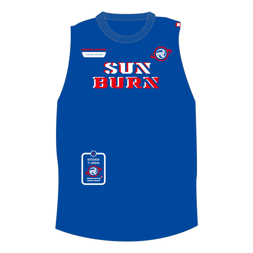 SUNBURN ロイヤルブルー（レッド×ホワイト）