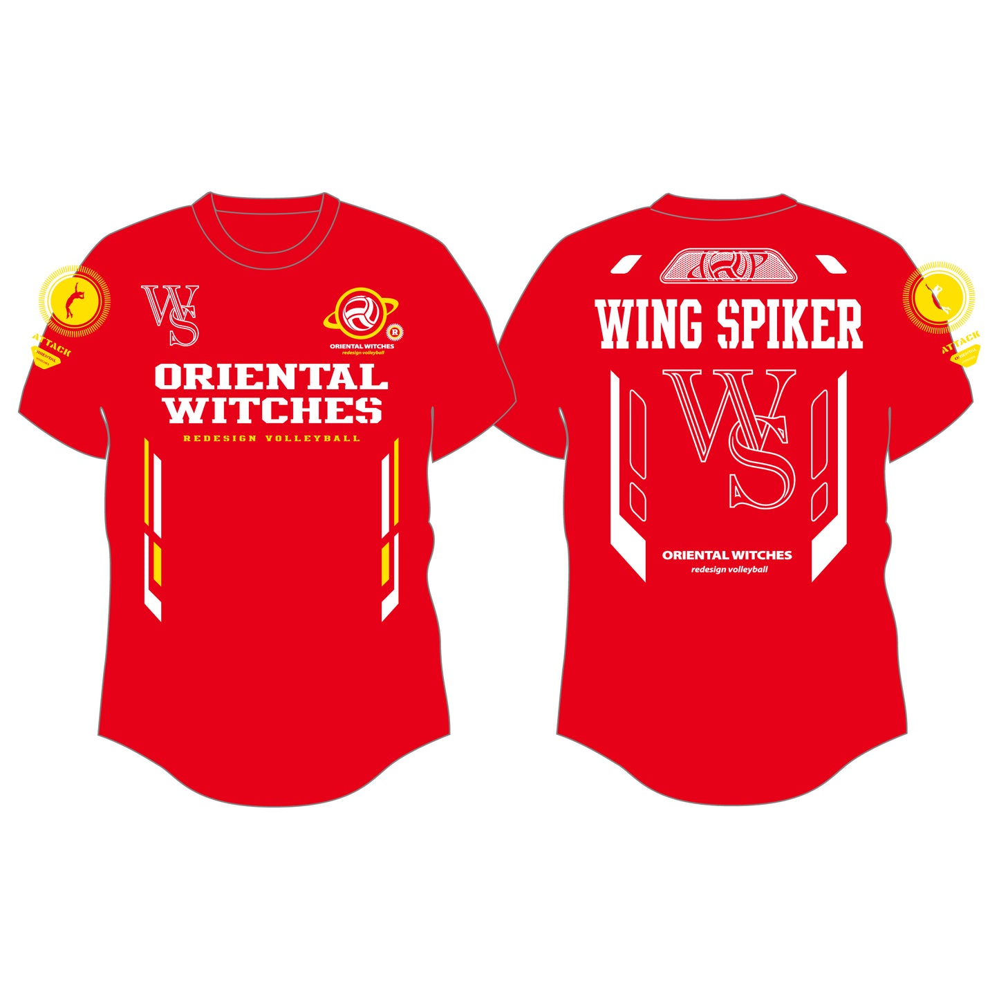 WINGSPIKER レッド（サンフラワー×ホワイト）