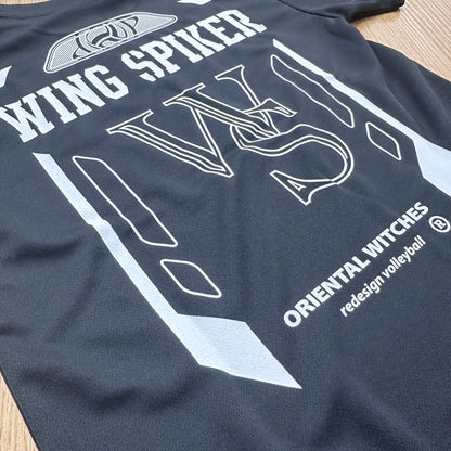 WINGSPIKER ブラック（ホットピンク×ホワイト）