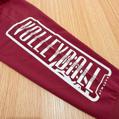 ロングスリーブTシャツ2025 バーガンディ（レッド×ホワイト）