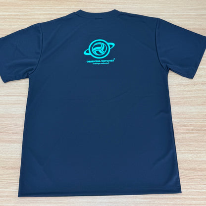BREAK POINT Tシャツver ブラック（ミントグリーン×ホットピンク）