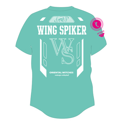 WINGSPIKER ミントグリーン（ホットピンク×ホワイト）