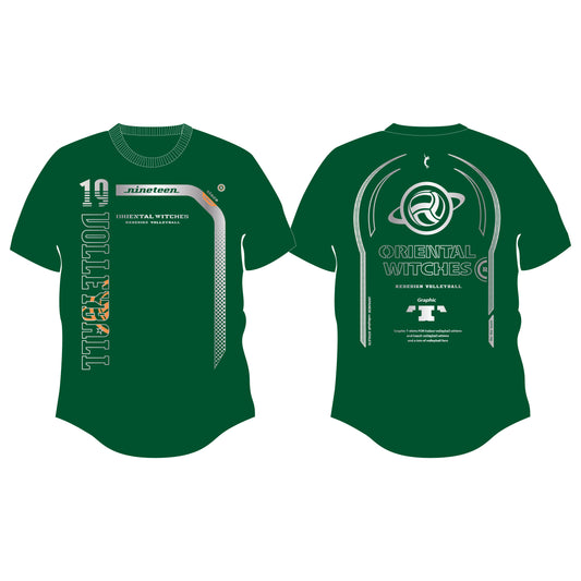 NINETEEN アイビーグリーン（シルバー×アプリコット）