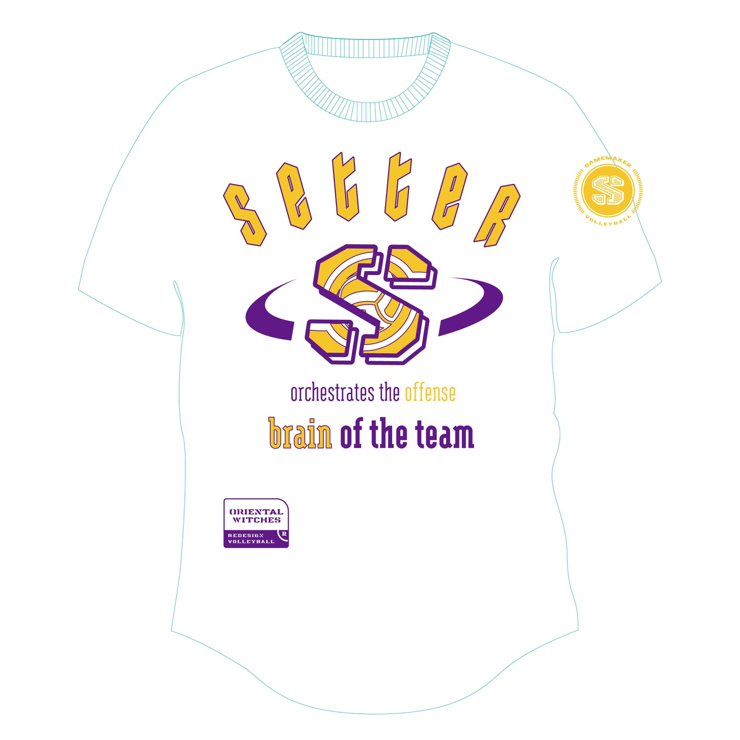 SETTER ホワイト（バイオレット×サンフラワー）